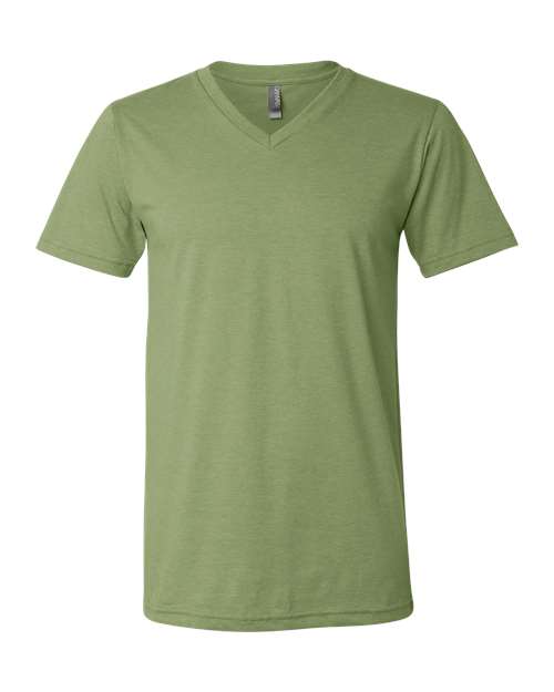 BELLA + CANVAS - Unisex Heather CVC V-Neck Tee - 3005CVC