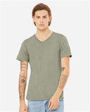 BELLA + CANVAS - Unisex Heather CVC V-Neck Tee - 3005CVC