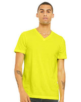 BELLA + CANVAS - Unisex Heather CVC V-Neck Tee - 3005CVC