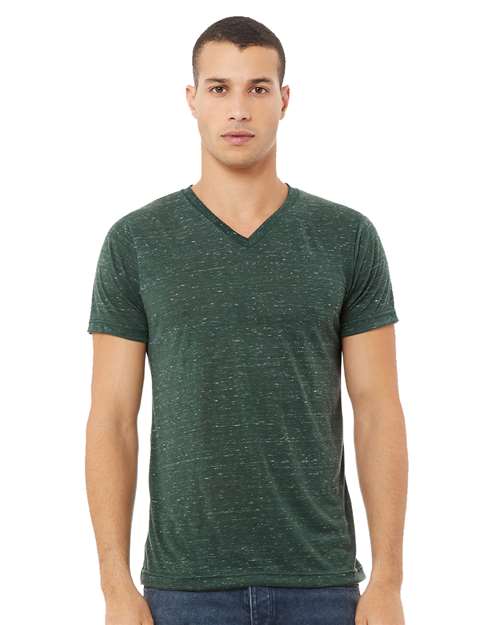 BELLA + CANVAS - Unisex Textured Jersey V-Neck Tee - 3655C