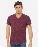BELLA + CANVAS - Unisex Textured Jersey V-Neck Tee - 3655C