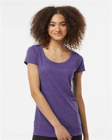 Tultex - Women's Poly-Rich Scoop Neck T-Shirt - 243M