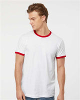 Tultex - Unisex Fine Jersey Ringer T-Shirt - 246