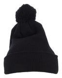 YP Classics - Pom-Pom Cuffed Knit Beanie - 1501P