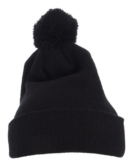 YP Classics - Pom-Pom Cuffed Knit Beanie - 1501P