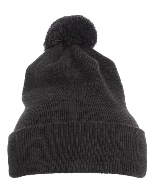 YP Classics - Pom-Pom Cuffed Knit Beanie - 1501P