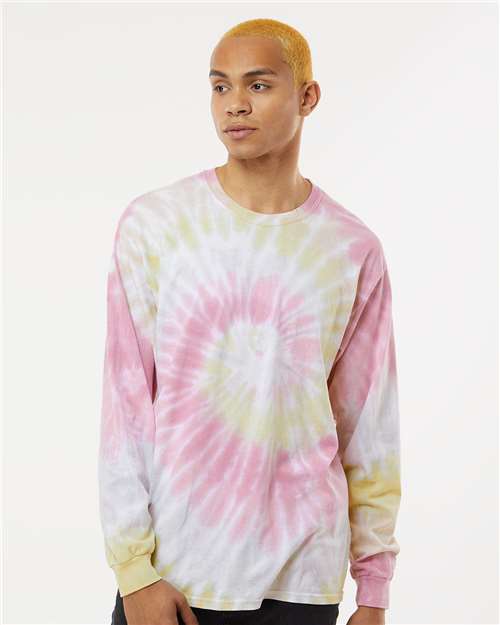 Colortone - Unisex Tie-Dyed Long Sleeve T-Shirt - 2000C