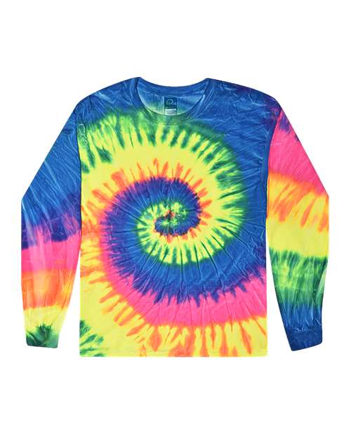 Colortone - Unisex Tie-Dyed Long Sleeve T-Shirt - 2000C