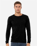 BELLA + CANVAS - Heather CVC Long Sleeve Tee - 3501CVC