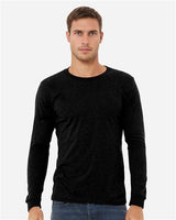 BELLA + CANVAS - Heather CVC Long Sleeve Tee - 3501CVC