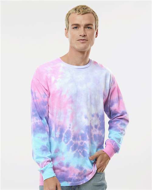 Colortone - Unisex Tie-Dyed Long Sleeve T-Shirt - 2000C