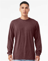 BELLA + CANVAS - Heather CVC Long Sleeve Tee - 3501CVC