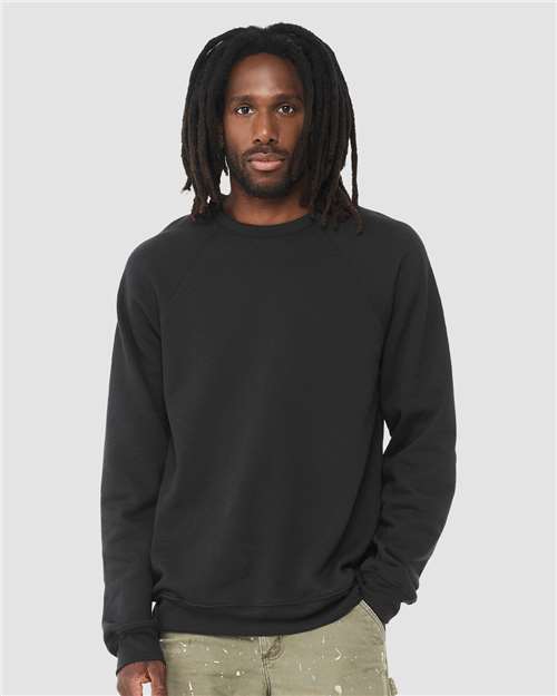 BELLA + CANVAS - Unisex Sponge Fleece Raglan Crewneck Sweatshirt - 3901