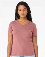 BELLA + CANVAS - Women's Relaxed Triblend V-Neck Tee - 6415