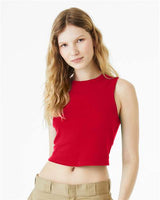 BELLA + CANVAS - Women's Micro Rib Muscle Crop Tank - 1013C