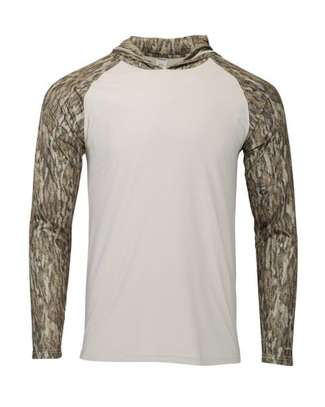 Paragon - Men's Biloxi Performance Colorblocked Hooded Long Sleeve T-Shirt - 241P