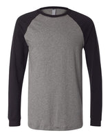 BELLA + CANVAS - Men's Long Sleeve Jersey Baseball Tee - 3000