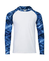Paragon - Men's Biloxi Performance Colorblocked Hooded Long Sleeve T-Shirt - 241P