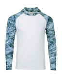 Paragon - Men's Biloxi Performance Colorblocked Hooded Long Sleeve T-Shirt - 241P