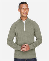 J. America - Men's Triblend Quarter-Zip Sweatshirt - 8869J
