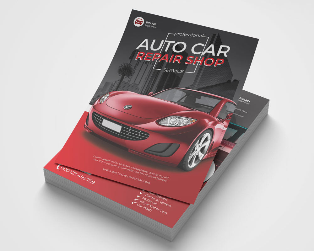 Auto Repair Business Flyer