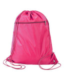 Q-Tees - Polyester Drawstring Backpack - Q135200