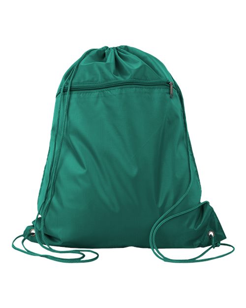 Q-Tees - Polyester Drawstring Backpack - Q135200