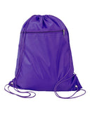 Q-Tees - Polyester Drawstring Backpack - Q135200