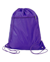 Q-Tees - Polyester Drawstring Backpack - Q135200