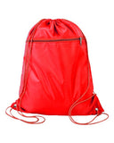 Q-Tees - Polyester Drawstring Backpack - Q135200