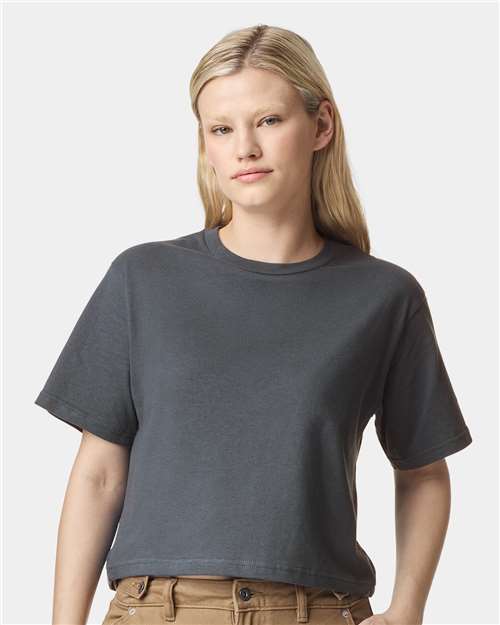 American Apparel - Women's Fine Jersey Mid-Length Boxy Tee - 102A