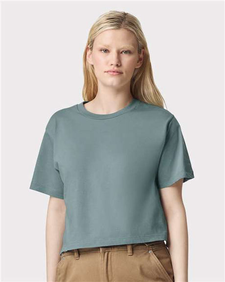 American Apparel - Women's Fine Jersey Mid-Length Boxy Tee - 102A