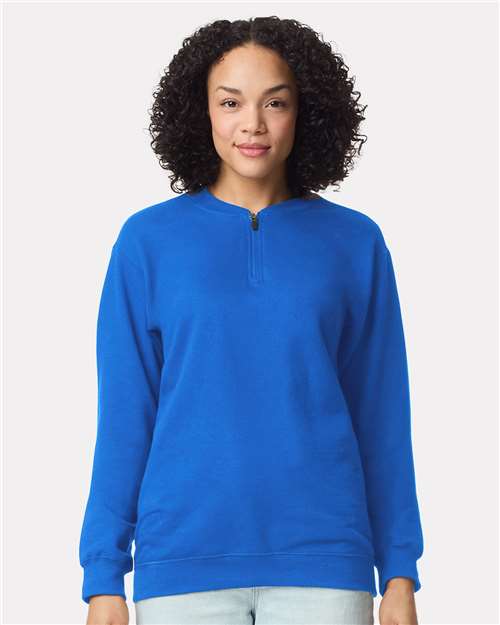 Gildan - Unisex Softstyle® Midweight Quarter-Zip Sweatshirt - SF008