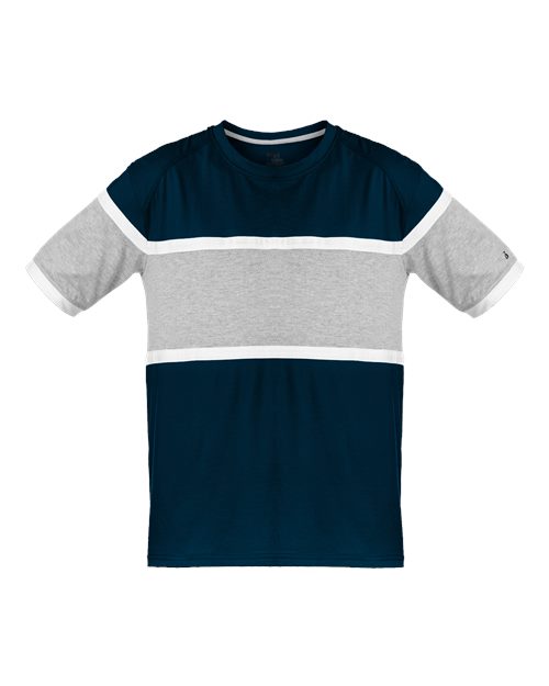 Badger Unisex United t-shirt with a lightweight, athletic design and comfortable fit. Features moisture-wicking fabric, ideal for sports, workouts, or everyday active wear.