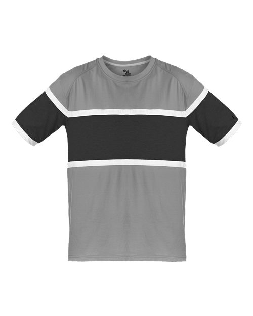 Badger Unisex United t-shirt with a lightweight, athletic design and comfortable fit. Features moisture-wicking fabric, ideal for sports, workouts, or everyday active wear.