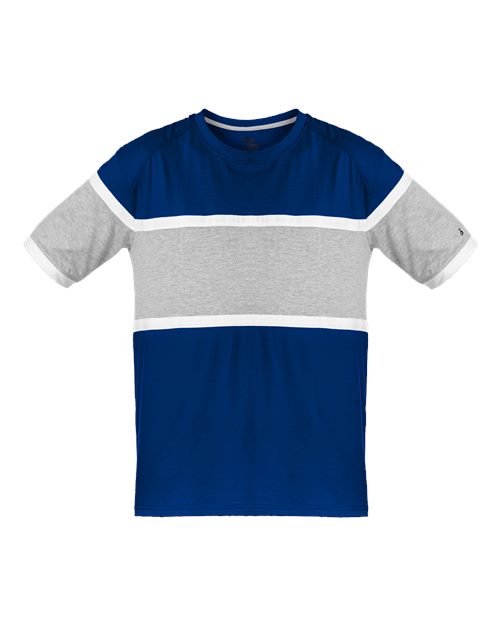 Badger Unisex United t-shirt with a lightweight, athletic design and comfortable fit. Features moisture-wicking fabric, ideal for sports, workouts, or everyday active wear.