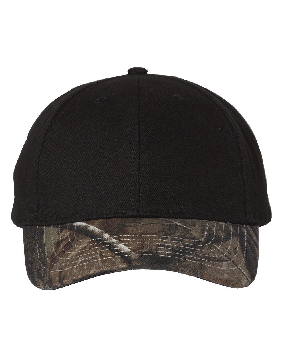 Kati - Solid Crown with Camo Bill Cap - LC25