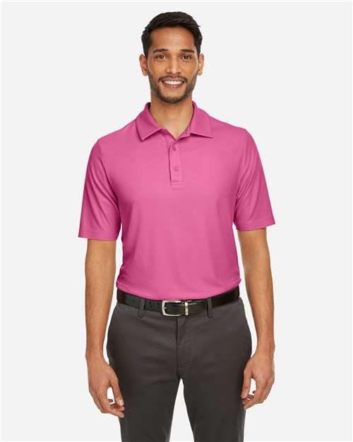 CORE365 Men’s Fusion ChromaSoft™ piqué polo with a lightweight, smooth feel and modern athletic fit. Features moisture-wicking fabric and a classic collar, ideal for work or everyday wear.