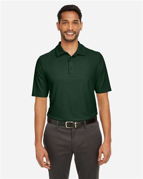 CORE365 Men’s Fusion ChromaSoft™ piqué polo with a lightweight, smooth feel and modern athletic fit. Features moisture-wicking fabric and a classic collar, ideal for work or everyday wear.