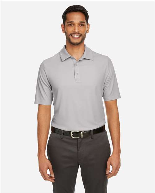 CORE365 Men’s Fusion ChromaSoft™ piqué polo with a lightweight, smooth feel and modern athletic fit. Features moisture-wicking fabric and a classic collar, ideal for work or everyday wear.