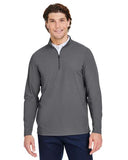 Devon & Jones Men’s CrownLux Performance® Windsor welded quarter-zip pullover with a sleek, modern fit and smooth performance fabric. Features a zip-up collar and moisture-wicking design, ideal for layering or professional wear.
