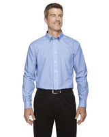 Devon & Jones - Men's Crown Collection® Banker Stripe Woven Dress Shirt - D645