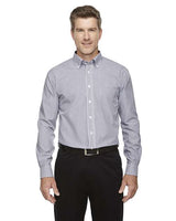 Devon & Jones - Men's Crown Collection® Banker Stripe Woven Dress Shirt - D645