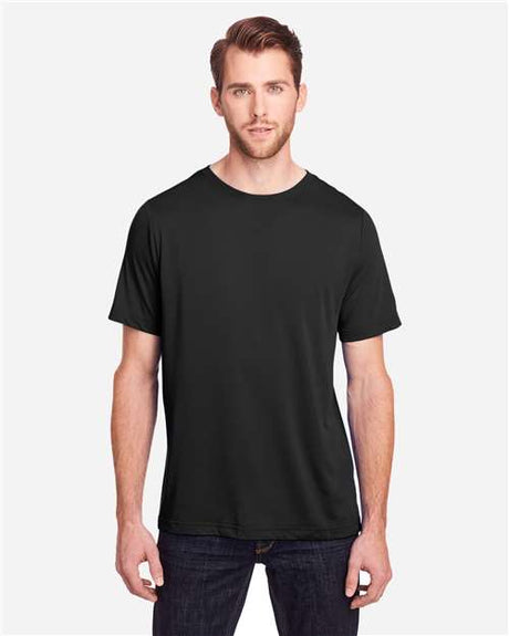 CORE365 Unisex Tall Fusion ChromaSoft™ performance t-shirt with a lightweight, breathable design and extended length for a comfortable fit. Features moisture-wicking fabric, ideal for active wear or everyday use.