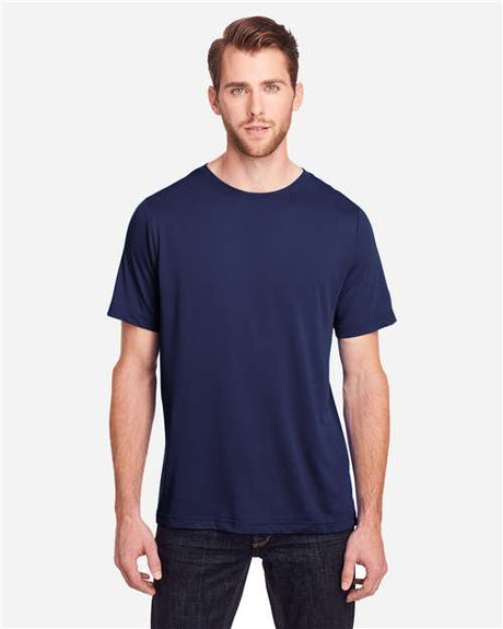 CORE365 Unisex Tall Fusion ChromaSoft™ performance t-shirt with a lightweight, breathable design and extended length for a comfortable fit. Features moisture-wicking fabric, ideal for active wear or everyday use.