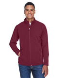 Team 365 Men’s Leader soft shell jacket with a sleek, weather-resistant design and modern fit. Features a full-zip front and durable fabric, ideal for outdoor wear and layering.