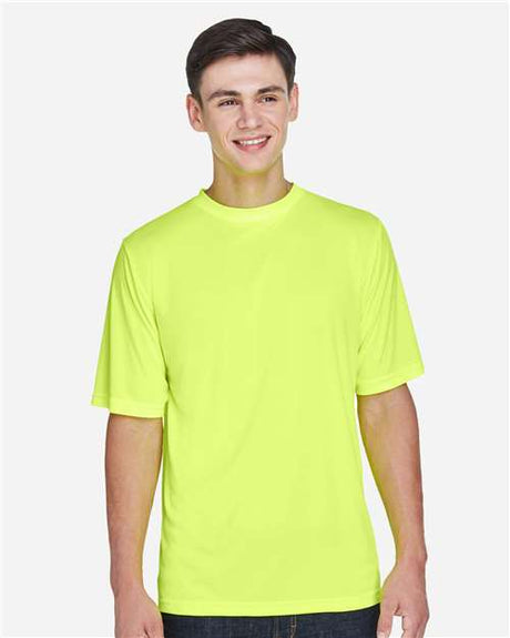 Team 365 Men’s Zone Performance t-shirt with a lightweight, breathable design and athletic fit. Features moisture-wicking fabric, ideal for workouts, sports, or everyday wear.