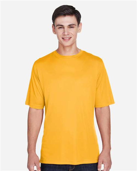Team 365 Men’s Zone Performance t-shirt with a lightweight, breathable design and athletic fit. Features moisture-wicking fabric, ideal for workouts, sports, or everyday wear.