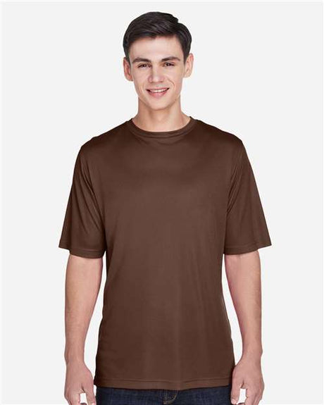 Team 365 Men’s Zone Performance t-shirt with a lightweight, breathable design and athletic fit. Features moisture-wicking fabric, ideal for workouts, sports, or everyday wear.