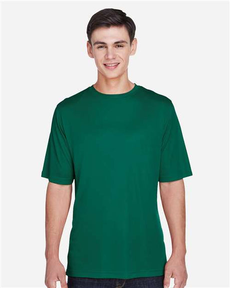 Team 365 Men’s Zone Performance t-shirt with a lightweight, breathable design and athletic fit. Features moisture-wicking fabric, ideal for workouts, sports, or everyday wear.